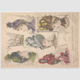 Papel De Seda Gorras franceses y victorianos de moda en París