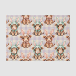 Papel De Seda Gorritos de Pascua de Vaca de las Tierras Altas Li