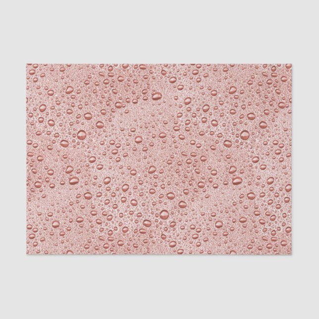 Papel De Seda Gotas de agua de naranja (Anverso)