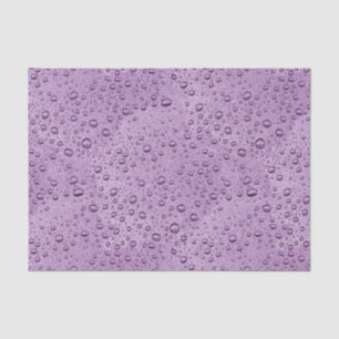 Papel De Seda Gotas de agua morada