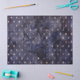 Papel De Seda Gothic Grunge Indigo 