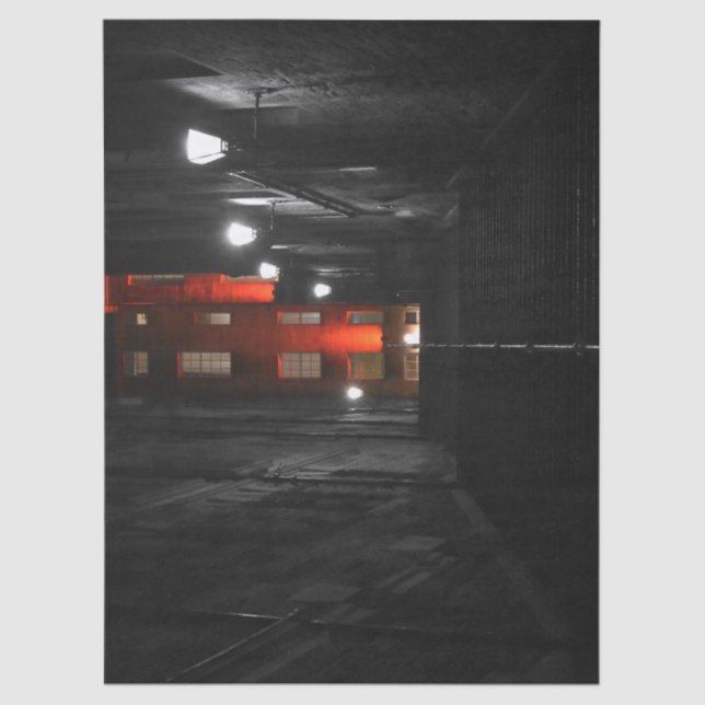 Papel De Seda Gothic Staircase (Anverso)