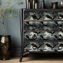 Gótico Bats Halloween | Decoupage gótica Boda