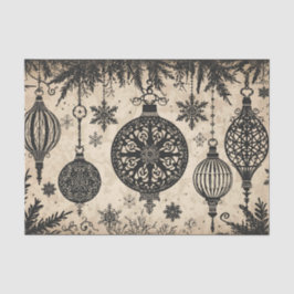 Papel de seda gótico de Navidad para decoupage 