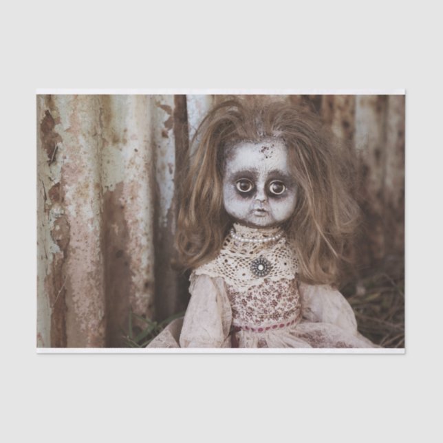 Papel De Seda Gótico gótico espeluznante del Victorian de la (Anverso)