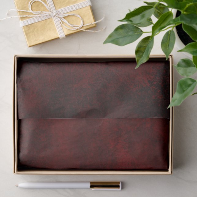 Papel De Seda Gótico Rojo y Negro Grunge (Regalo )