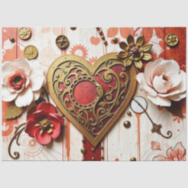 Papel de seda gótico romántico