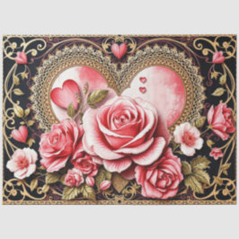 Papel de seda gótico romántico