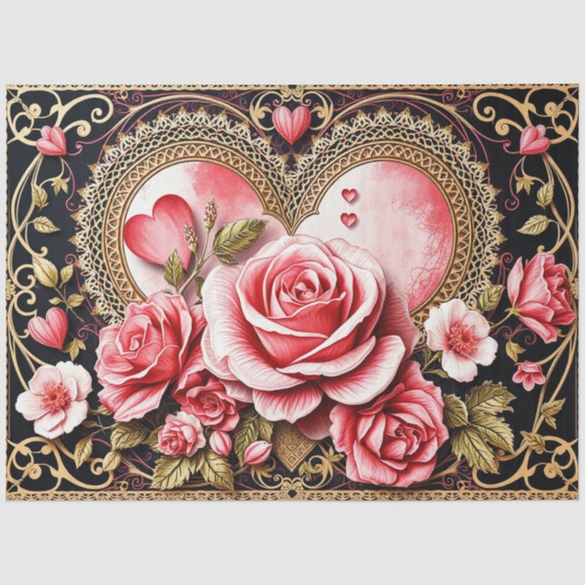 Papel de seda gótico romántico (Anverso)