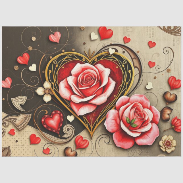Papel de Seda Gótico Romántico (Anverso)