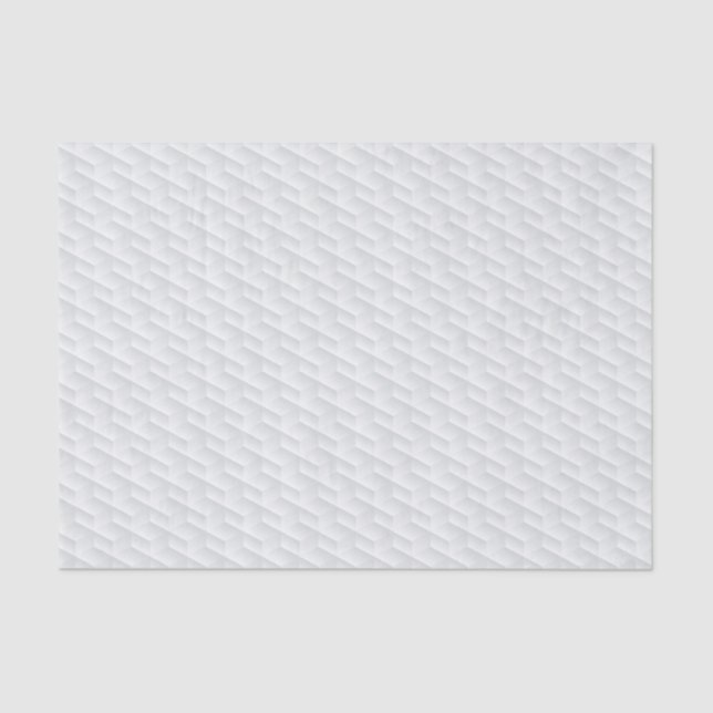 Papel De Seda Grabado en relieve cuadrado blanco (Anverso)