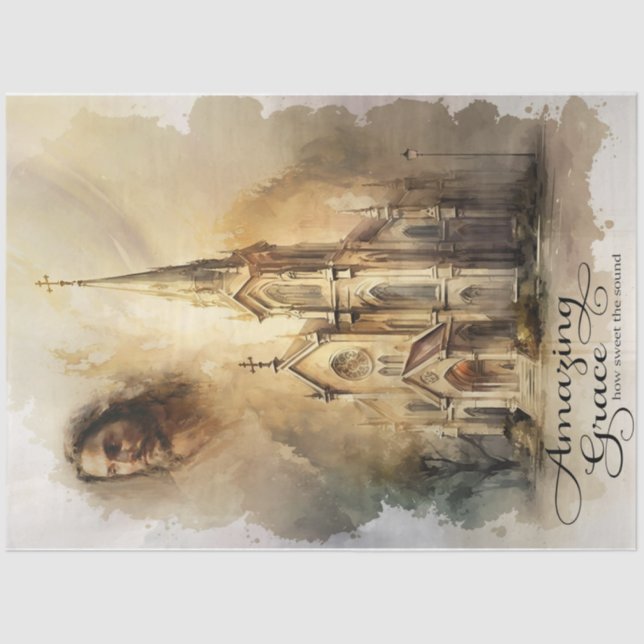 Papel De Seda Gracia asombrosa (Anverso)