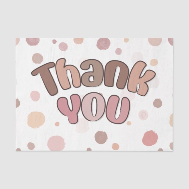 Papel De Seda Gracias (Anverso)