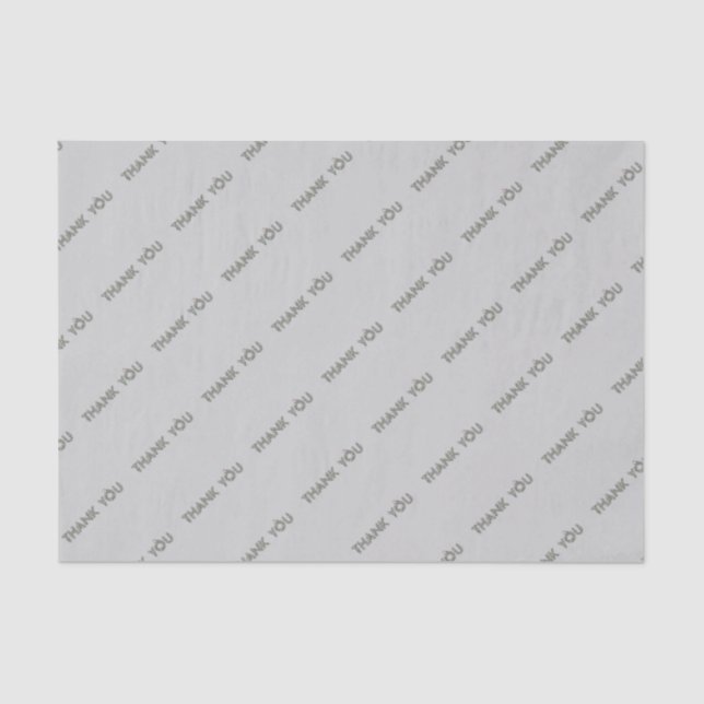 Papel De Seda Gracias Floral Esbozado (Anverso)