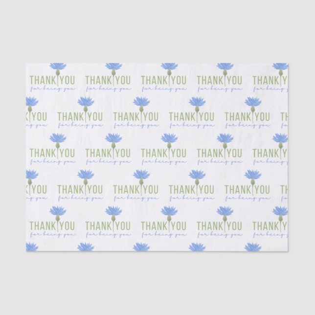 Papel de seda 'Gracias por ser tú' (Anverso)