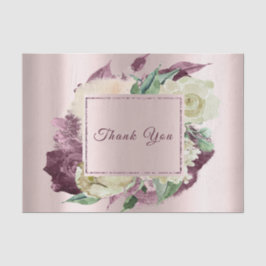 Papel De Seda Gracias Rosas Marsala Wreath Ivory Pearly