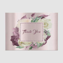 Papel De Seda Gracias Rosas Marsala Wreath Ivory Pearly