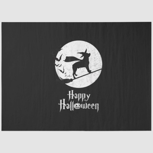 Papel De Seda Gracioso disfraz de Halloween Rastreador de Brujas (Anverso)