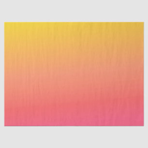 Papel De Seda Gradiente amarillo y rosa