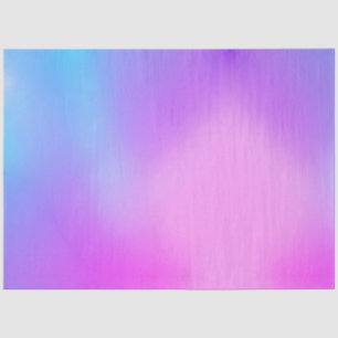 Papel De Seda Gradiente azul rosa morado