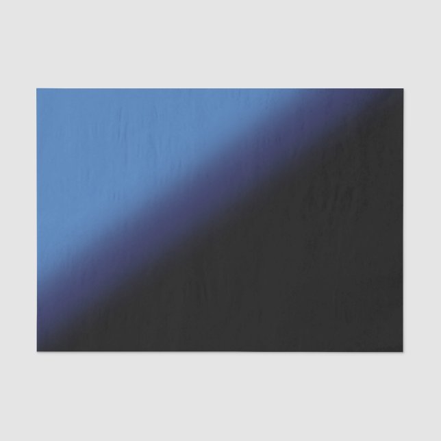 Papel De Seda Gradiente azul y negro (Anverso)