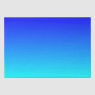 Papel De Seda Gradiente de agua a azul