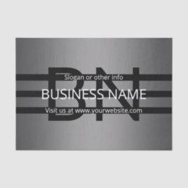 Papel De Seda Gradiente gris moderno y bandas negras horizontale