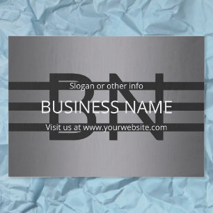 Papel De Seda Gradiente gris moderno y bandas negras horizontale