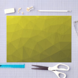 Papel De Seda Gradiente oscuro de ombre amarillo patrón geométri