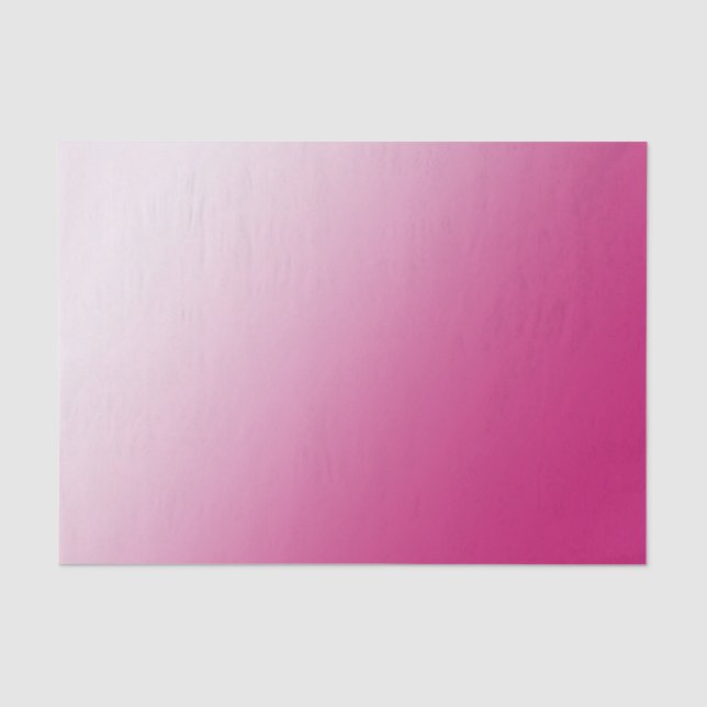 Papel De Seda Gradiente rosa caliente (Anverso)