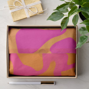Papel De Seda Gradiente rosado naranja y caliente