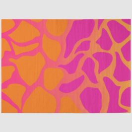 Papel De Seda Gradiente rosado naranja y caliente