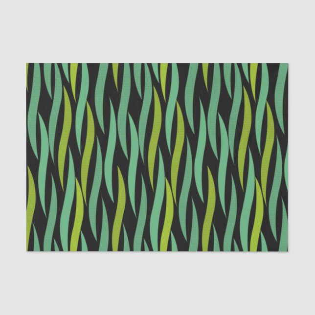 Papel De Seda Grado verde de la fusión de primavera natural (Anverso)