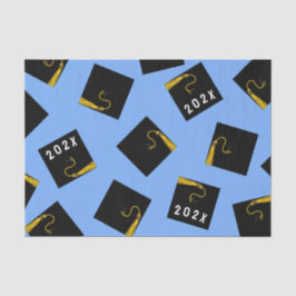 Papel De Seda Graduación Azul 2025