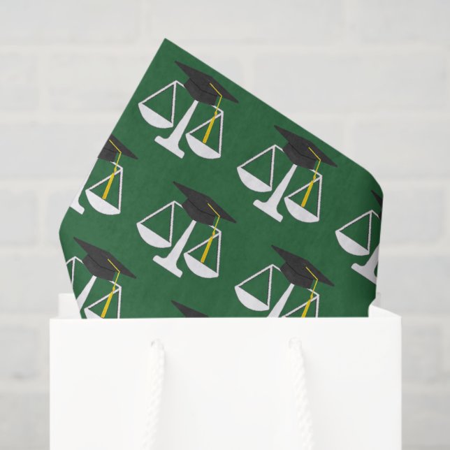 Papel De Seda Graduación de la Facultad de Derecho (Bolsa de regalo)
