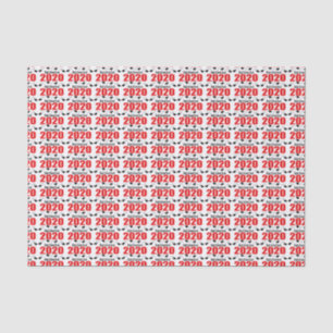 Papel De Seda Graduación de secundaria 2020 (gorras rojas)