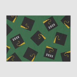 Papel De Seda Graduación verde 2025