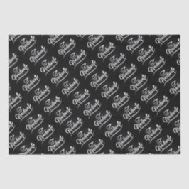 Papel De Seda Graduado con título de graduación