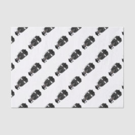 Papel De Seda Graduado de Meerkat con traje gris y negro