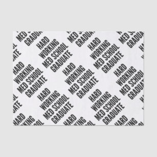 Papel De Seda Graduado duro de la escuela secundaria