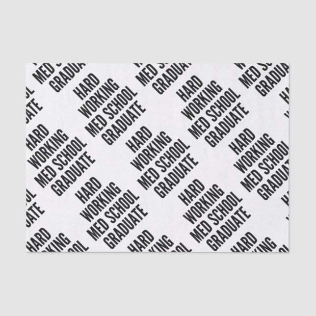 Papel De Seda Graduado duro de la escuela secundaria (Anverso)