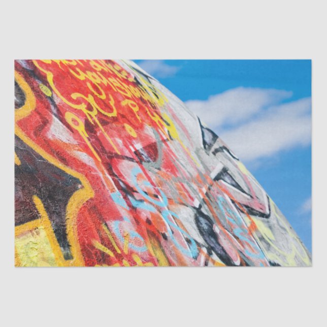 Papel De Seda graffiti planetario (Anverso)