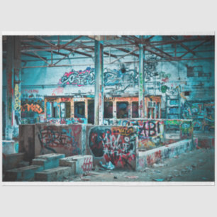 Papel De Seda Graffiti Urban 25 Decoupage Tissue Paper