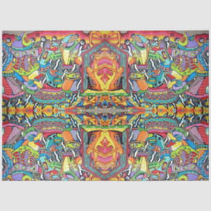 Papel De Seda Graffiti Urban 28 Decoupage Tejido Espejado