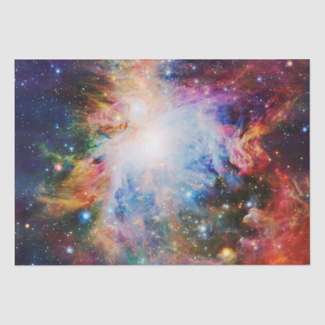 Papel De Seda Gran Arcoíris de la Nebulosa de Orión (Anverso)