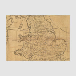 Papel De Seda Gran Bretaña antigua