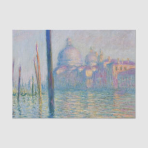 Papel De Seda Gran Canal Monet Venecia Italia Pintura Clásica
