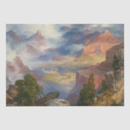Papel De Seda Gran Cañón en niebla (por Thomas Moran)