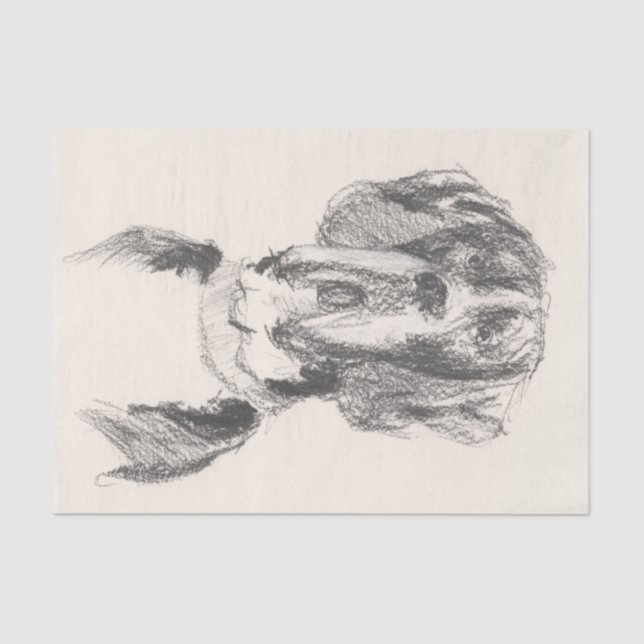 Papel De Seda Gran danés (Anverso)