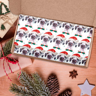 Papel De Seda Gran Danés raza de perro estrellas de Navidad